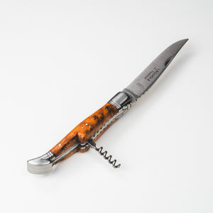 Lommekniv med proptrækker Thuyatræ m. proptrækker - Laguiole Tradition