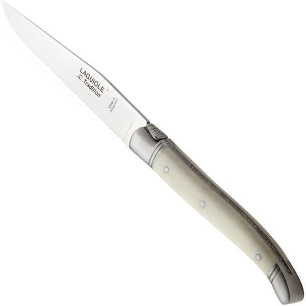 Laguiole Tradition Steakkniv Hvid Ben-Designfund.dk
