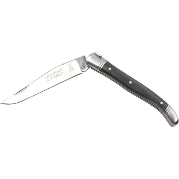Laguiole Tradition lommekniv Ibenholt med 2 stålkraver 11 cm